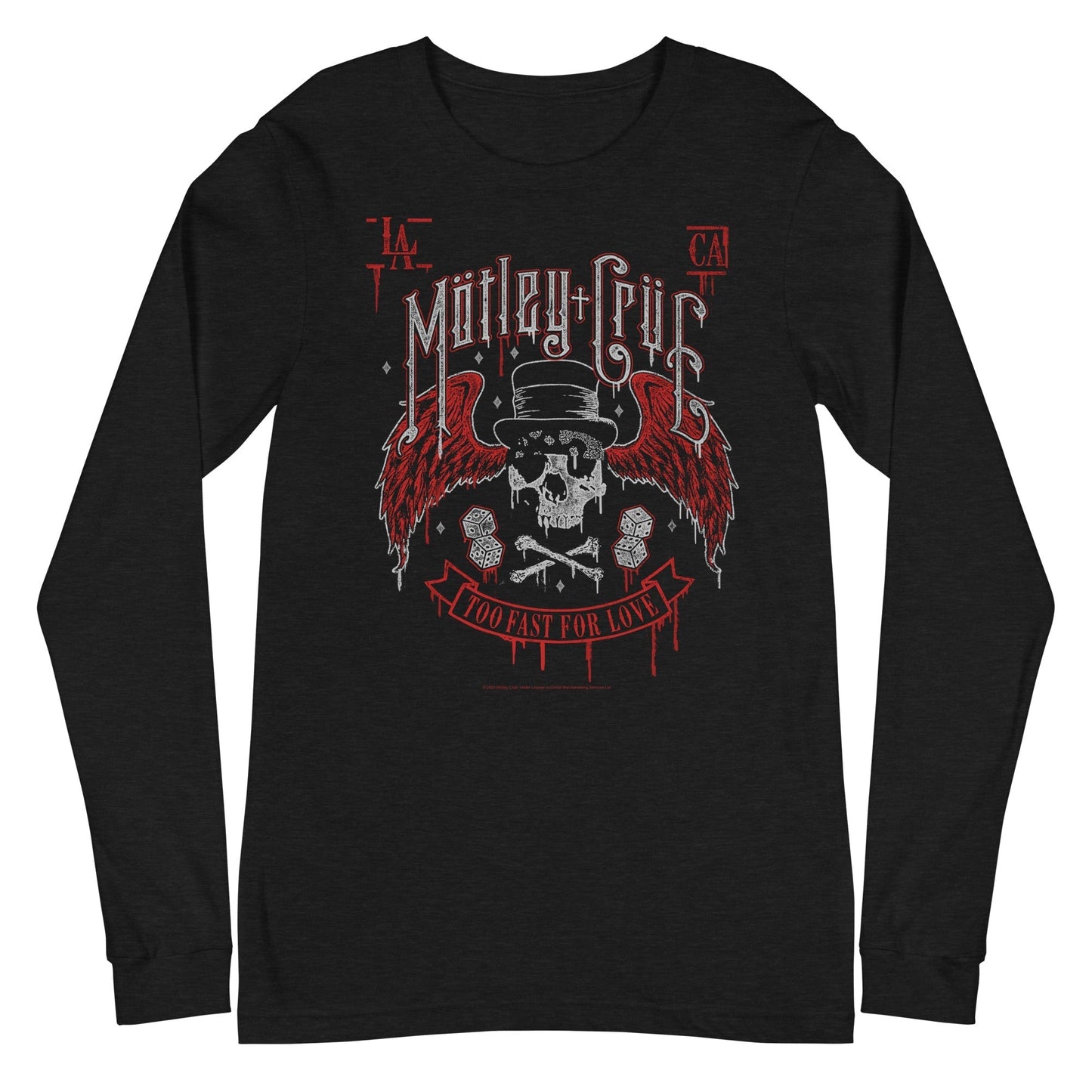 MerchMoment Motley Crue - Los Angeles Long Sleeve T-Shirt Black