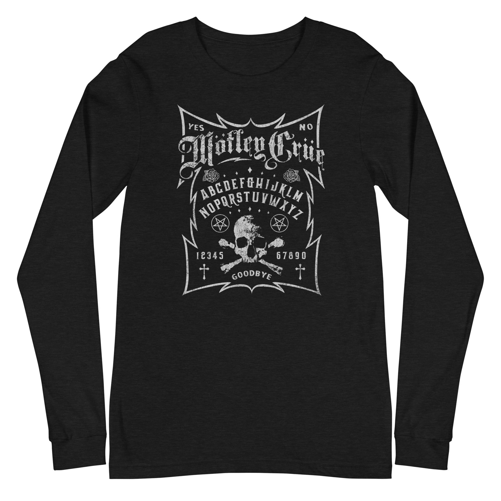 MerchMoment Motley Crue - Ouija Board Long Sleeve T-Shirt Black