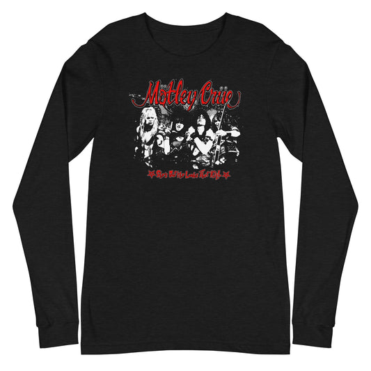 MerchMoment Motley Crue - She's Got the Looks Long Sleeve T-Shirt Black