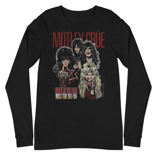MerchMoment Motley Crue - Shout at the Devil Long Sleeve T-Shirt Black