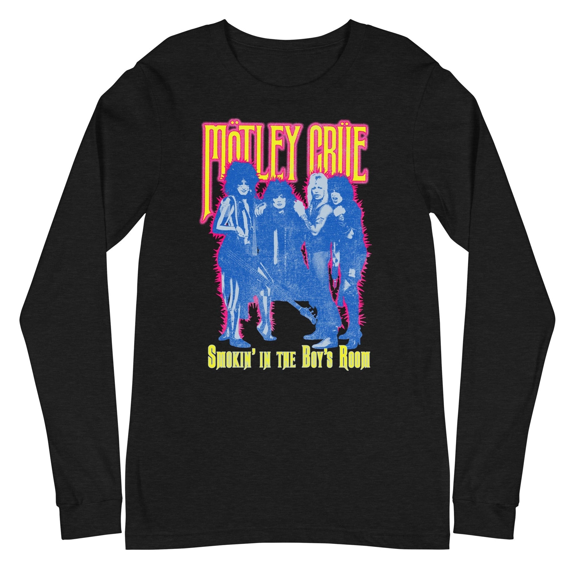MerchMoment Motley Crue - Smokin' in the Boy's Room Long Sleeve T-Shirt Black