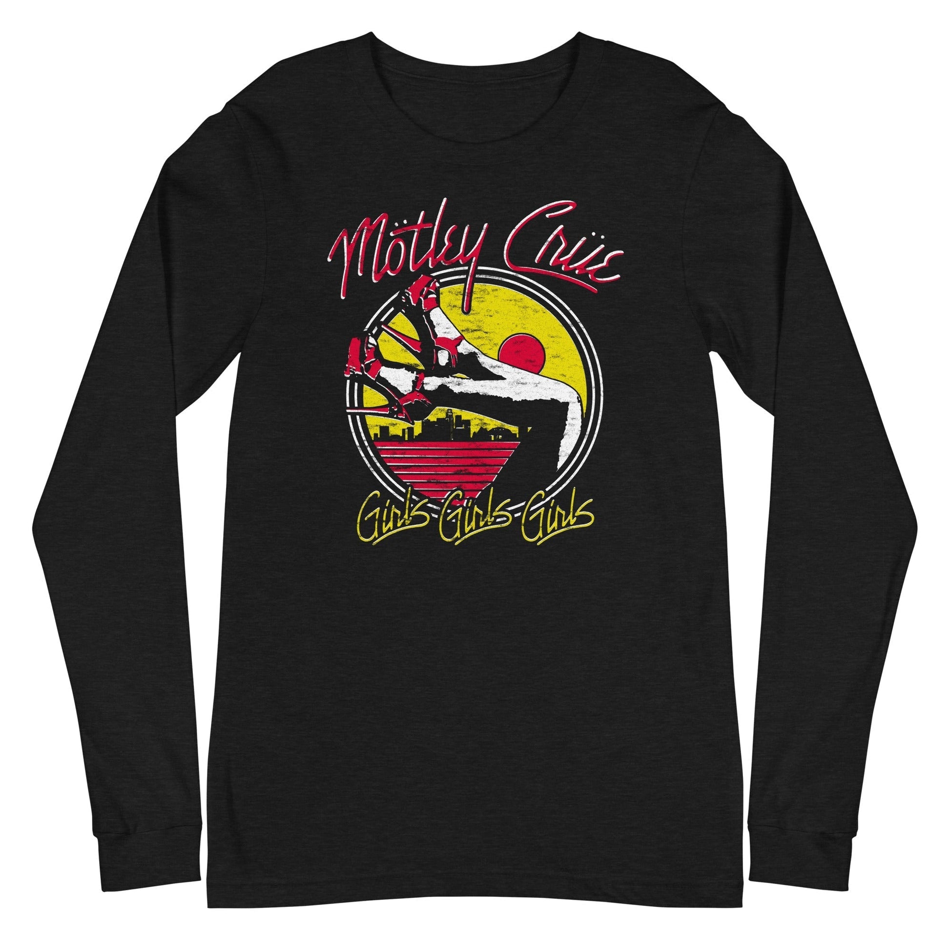 MerchMoment Motley Crue - Sunset Girls Long Sleeve T-Shirt Black
