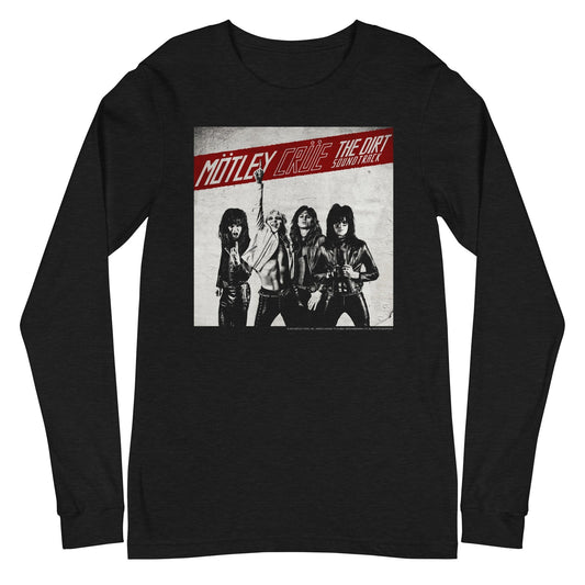 MerchMoment Motley Crue - The Dirt Cover Long Sleeve T-Shirt Black