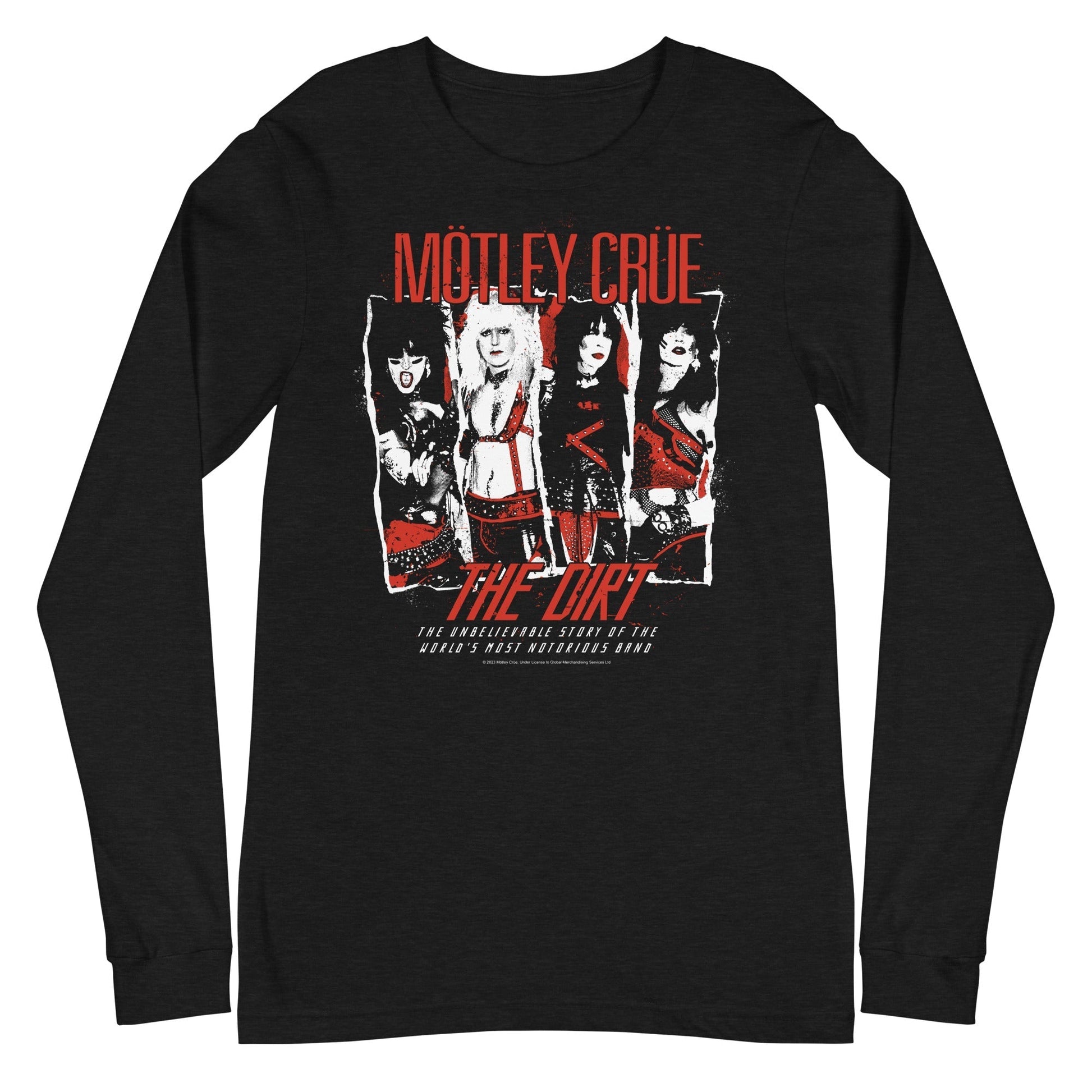 MerchMoment Motley Crue - The Dirt Long Sleeve T-Shirt Black