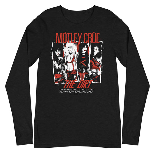 MerchMoment Motley Crue - The Dirt Long Sleeve T-Shirt Black