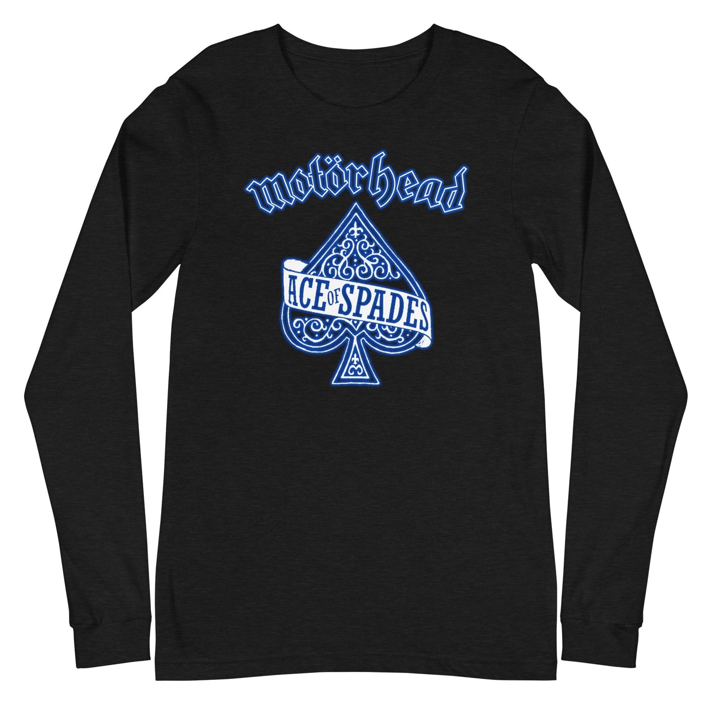 MerchMoment Motorhead - Blue Ace Long Sleeve T-Shirt Black
