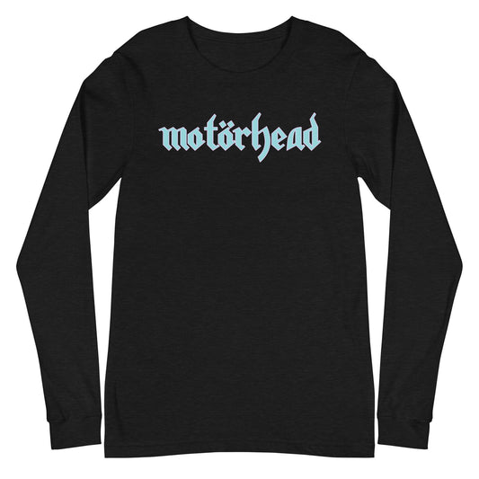 MerchMoment Motorhead - Blue Logo Long Sleeve T-Shirt Black