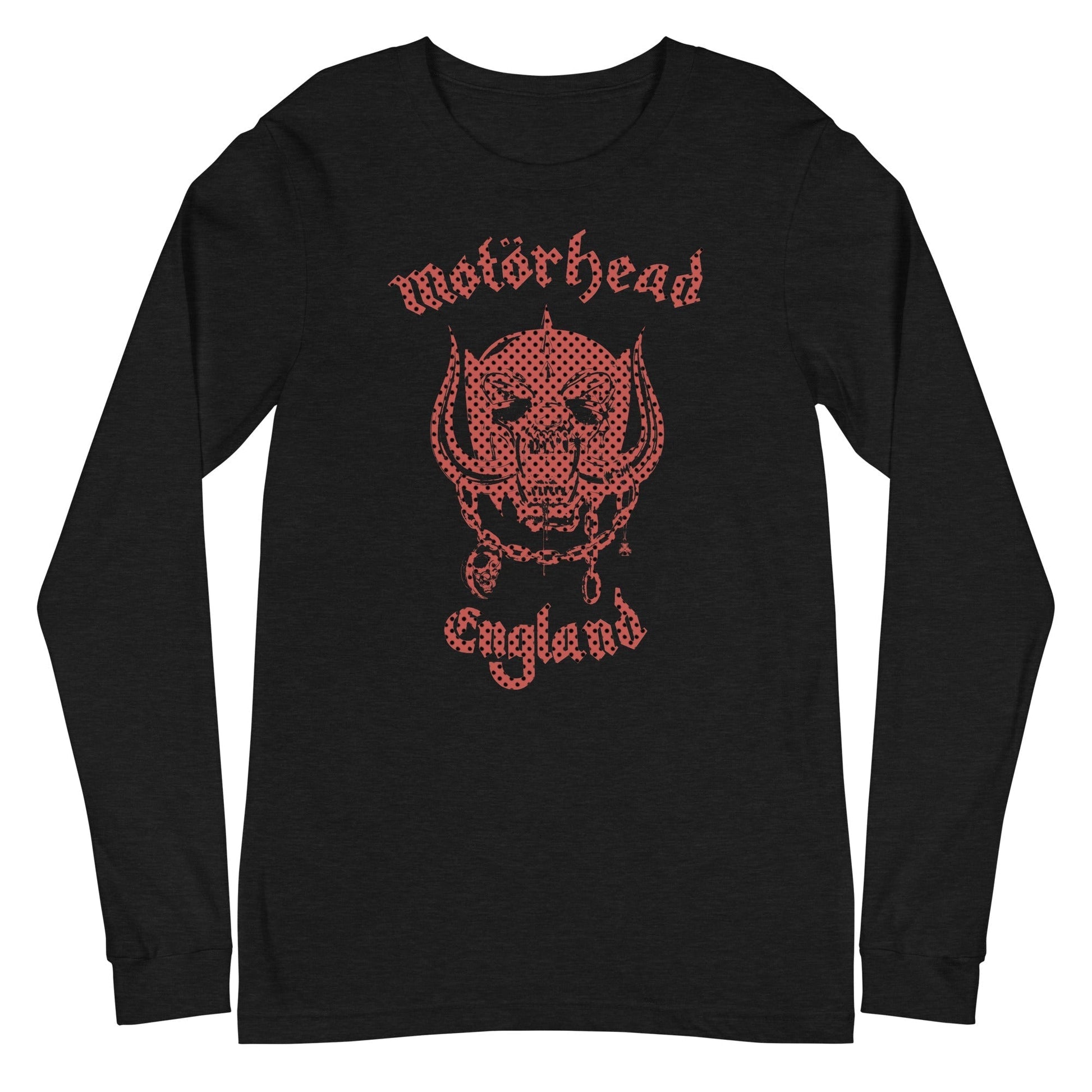 MerchMoment Motorhead - Checkered Warpig Long Sleeve T-Shirt Black
