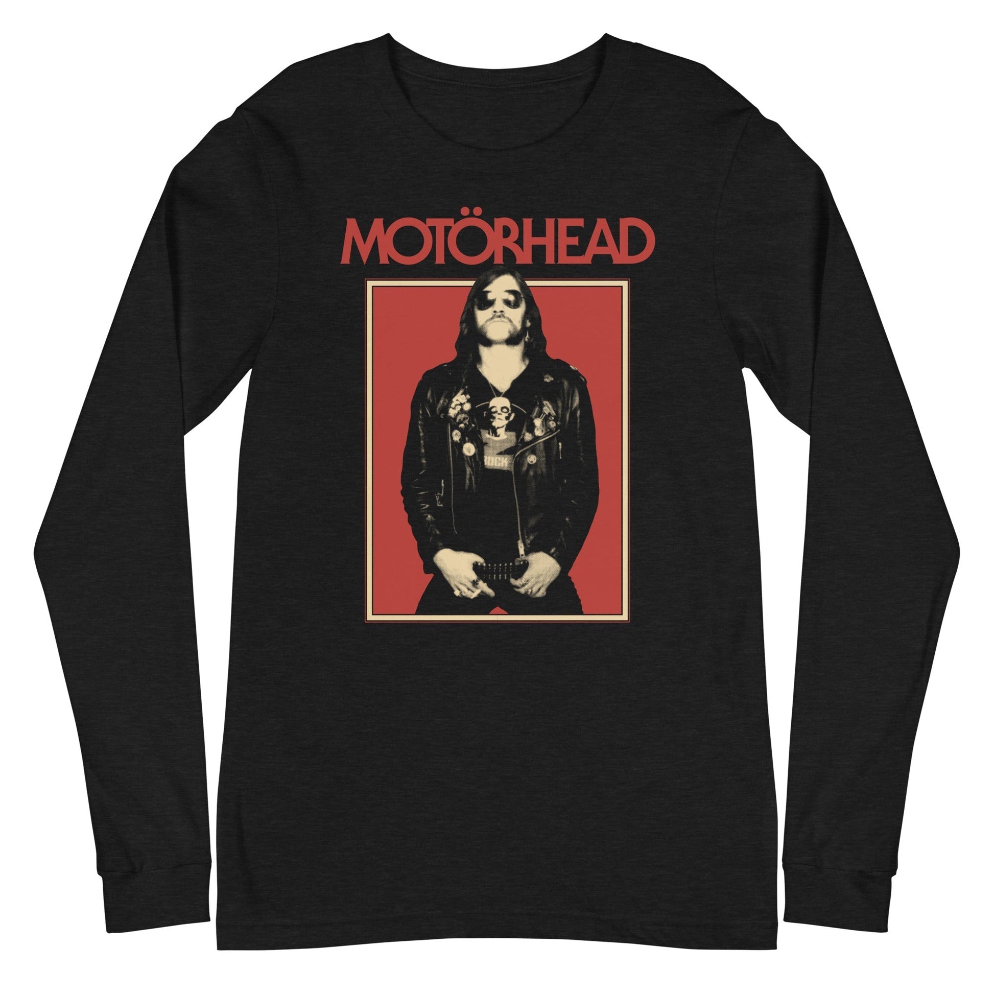 MerchMoment Motorhead - Leather Stare Long Sleeve T-Shirt Black