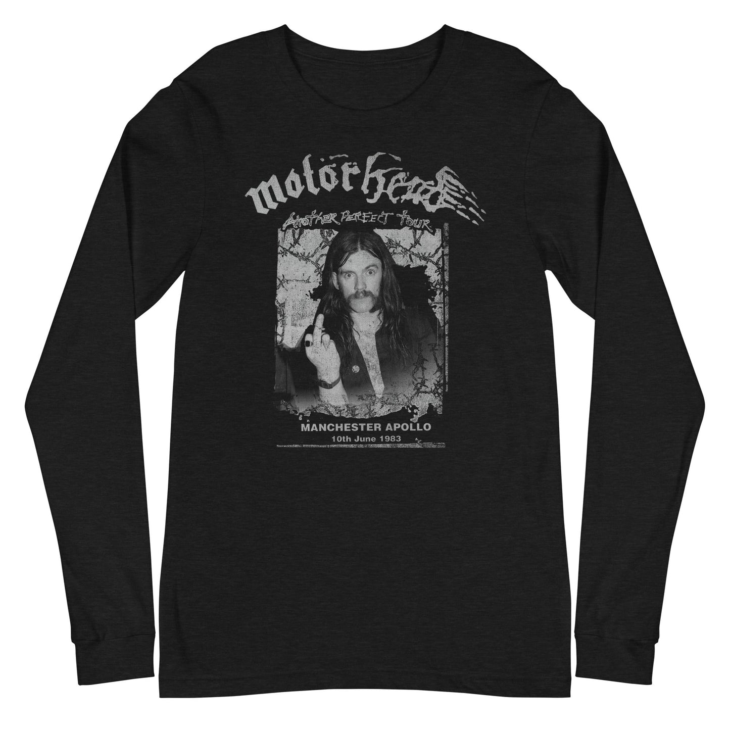 MerchMoment Motorhead - Manchester Apollo Long Sleeve T-Shirt Black