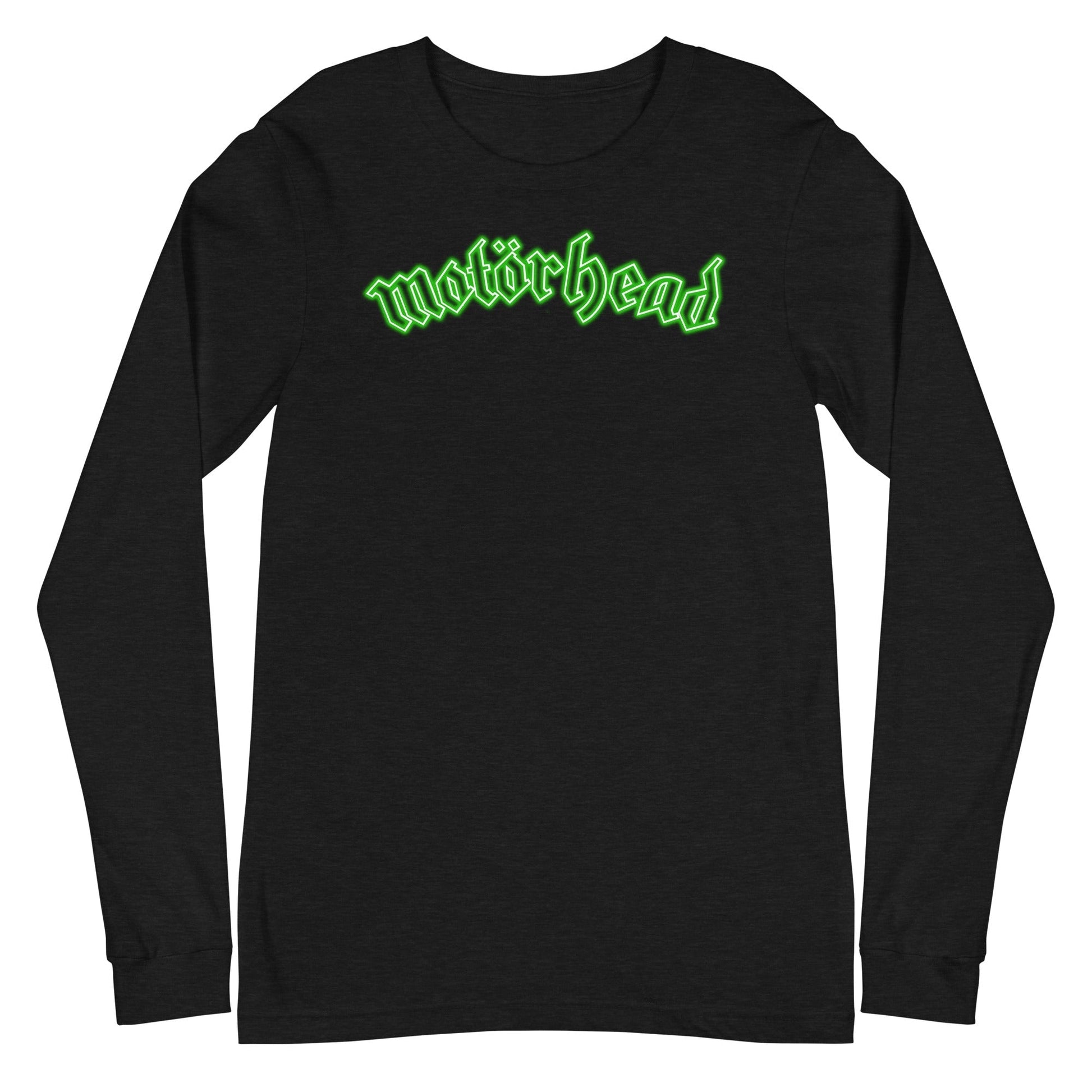 MerchMoment Motorhead - Neon Green Moon Long Sleeve T-Shirt Black