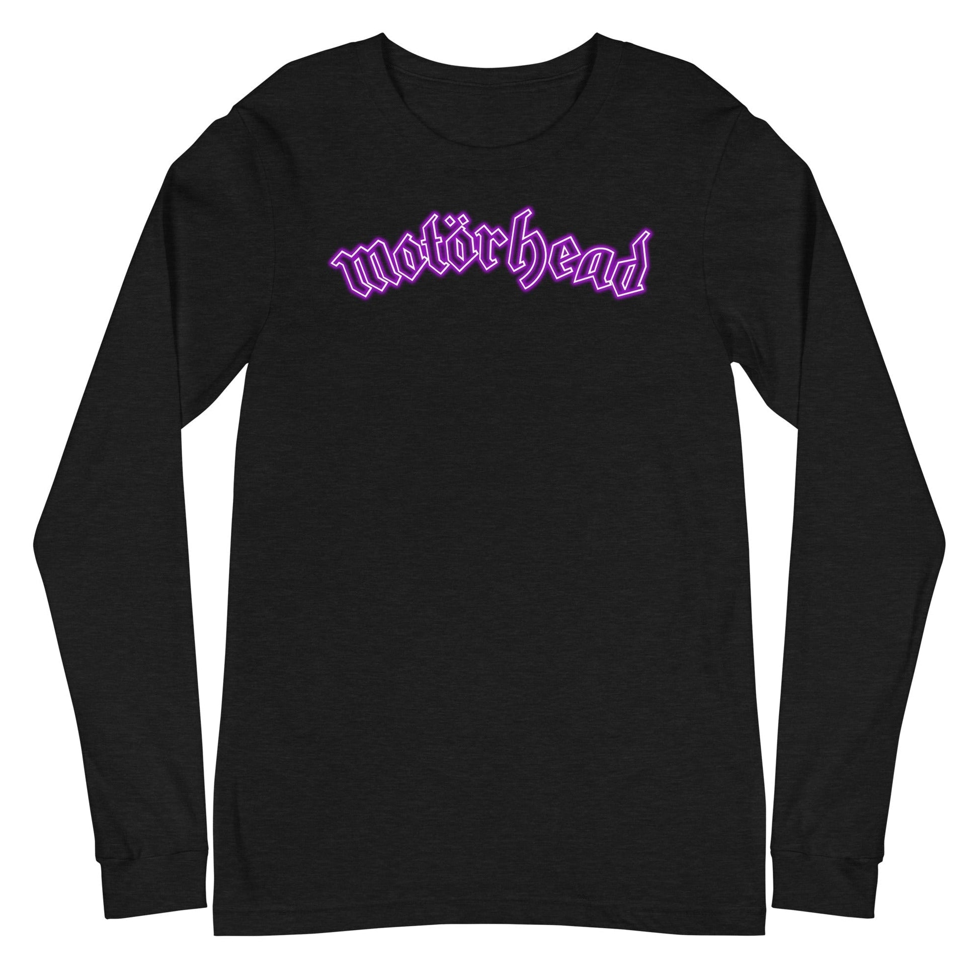 MerchMoment Motorhead - Neon Pink Moon Long Sleeve T-Shirt Black