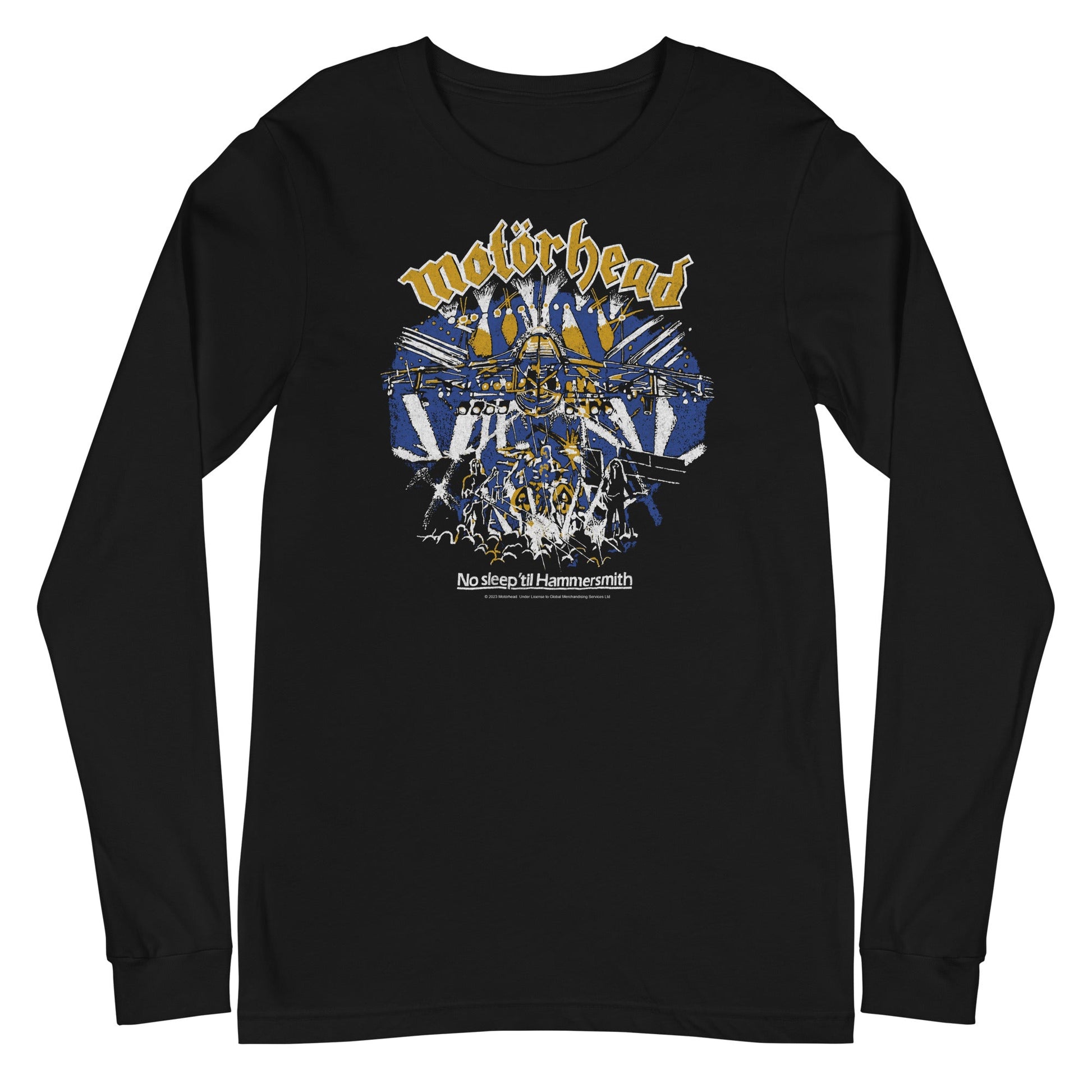 MerchMoment Motorhead - No Sleep 'til Hammersmith Long Sleeve T-Shirt Black