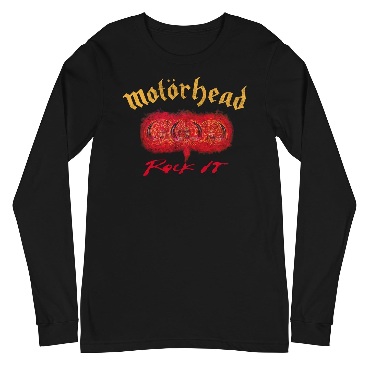MerchMoment Motorhead - Rock It Long Sleeve T-Shirt Black