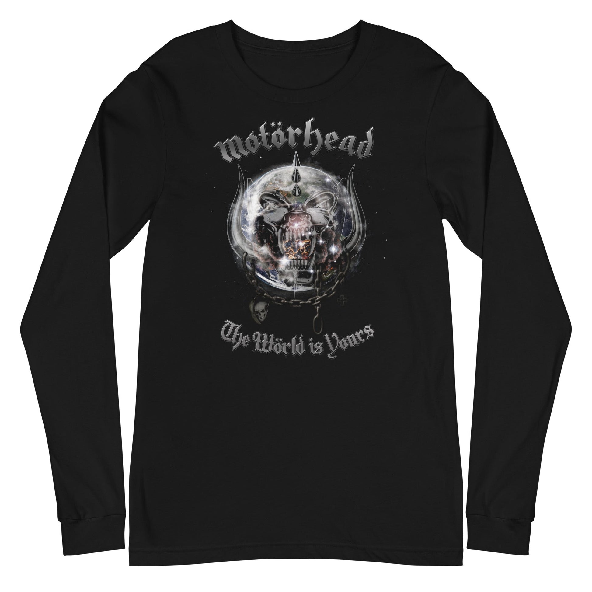 MerchMoment Motorhead - The World is Yours Long Sleeve T-Shirt Black