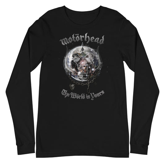 MerchMoment Motorhead - The World is Yours Long Sleeve T-Shirt Black