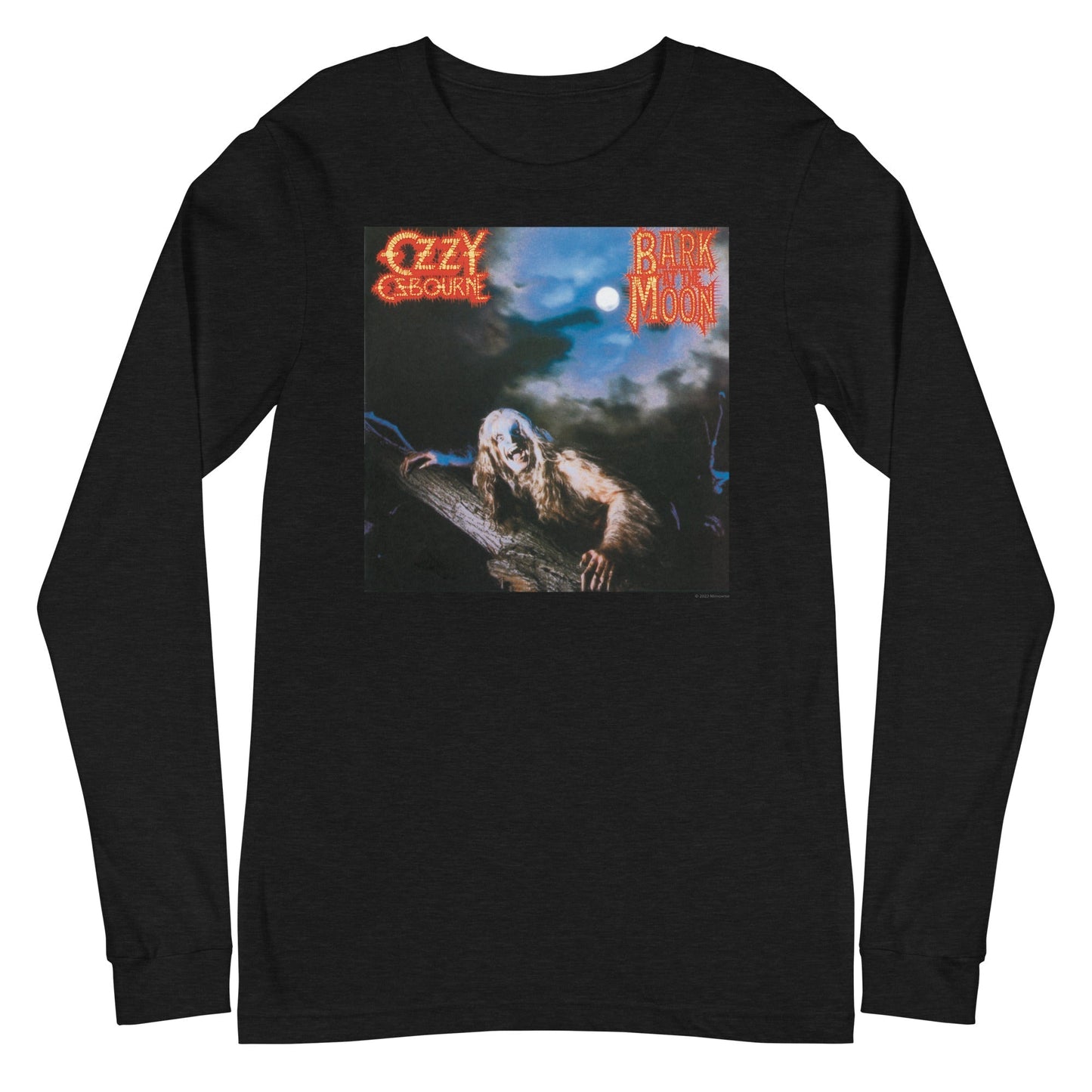 MerchMoment Ozzy Osbourne - Bark at the Moon Long Sleeve T-Shirt Black