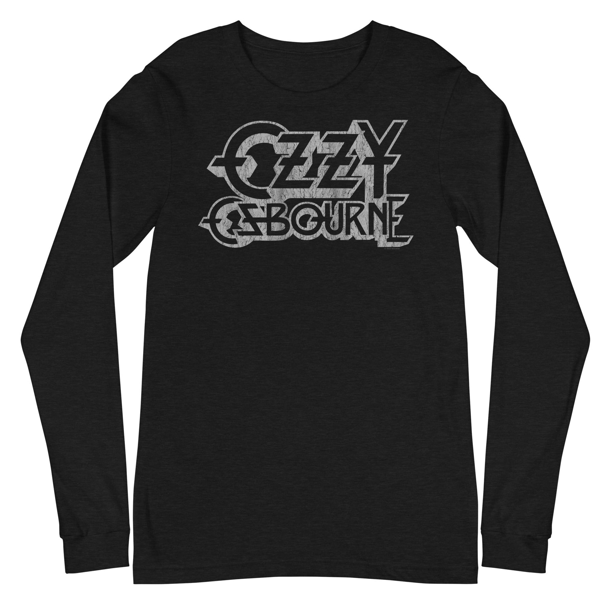 MerchMoment Ozzy Osbourne - Core Logo Long Sleeve T-Shirt Black