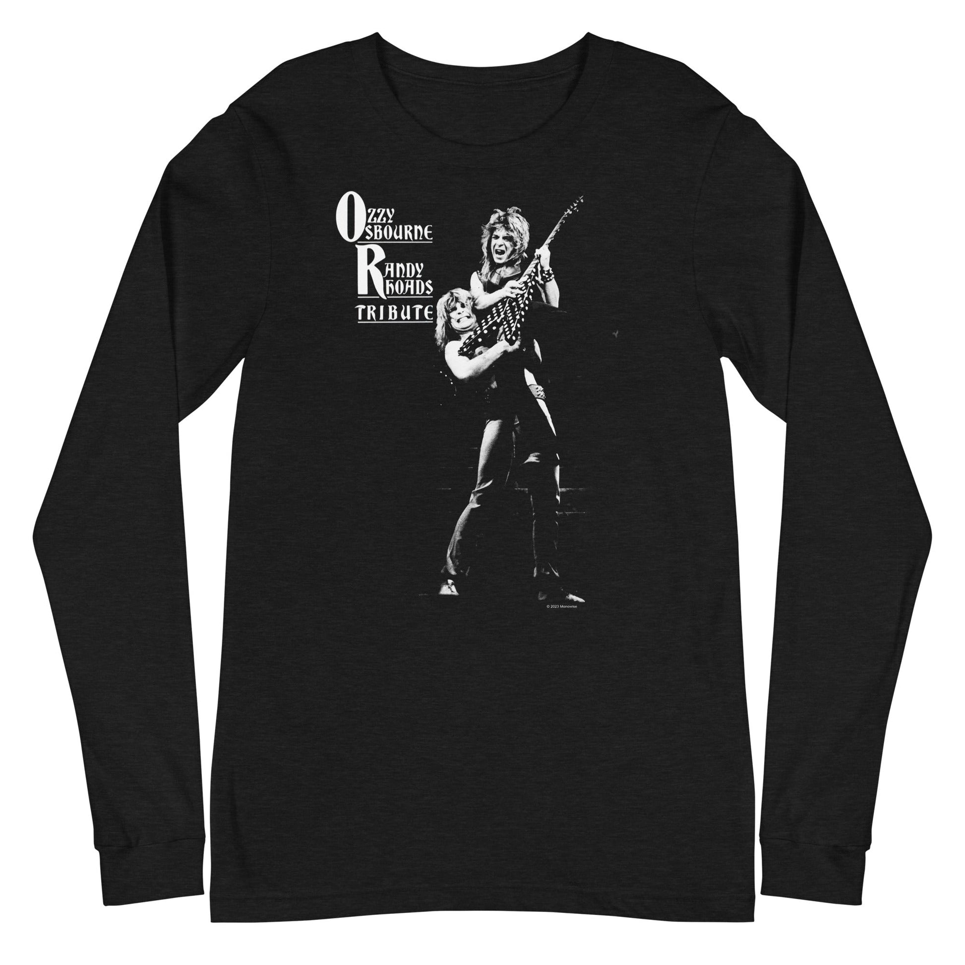 MerchMoment Ozzy Osbourne - Guitar Long Sleeve T-Shirt Black