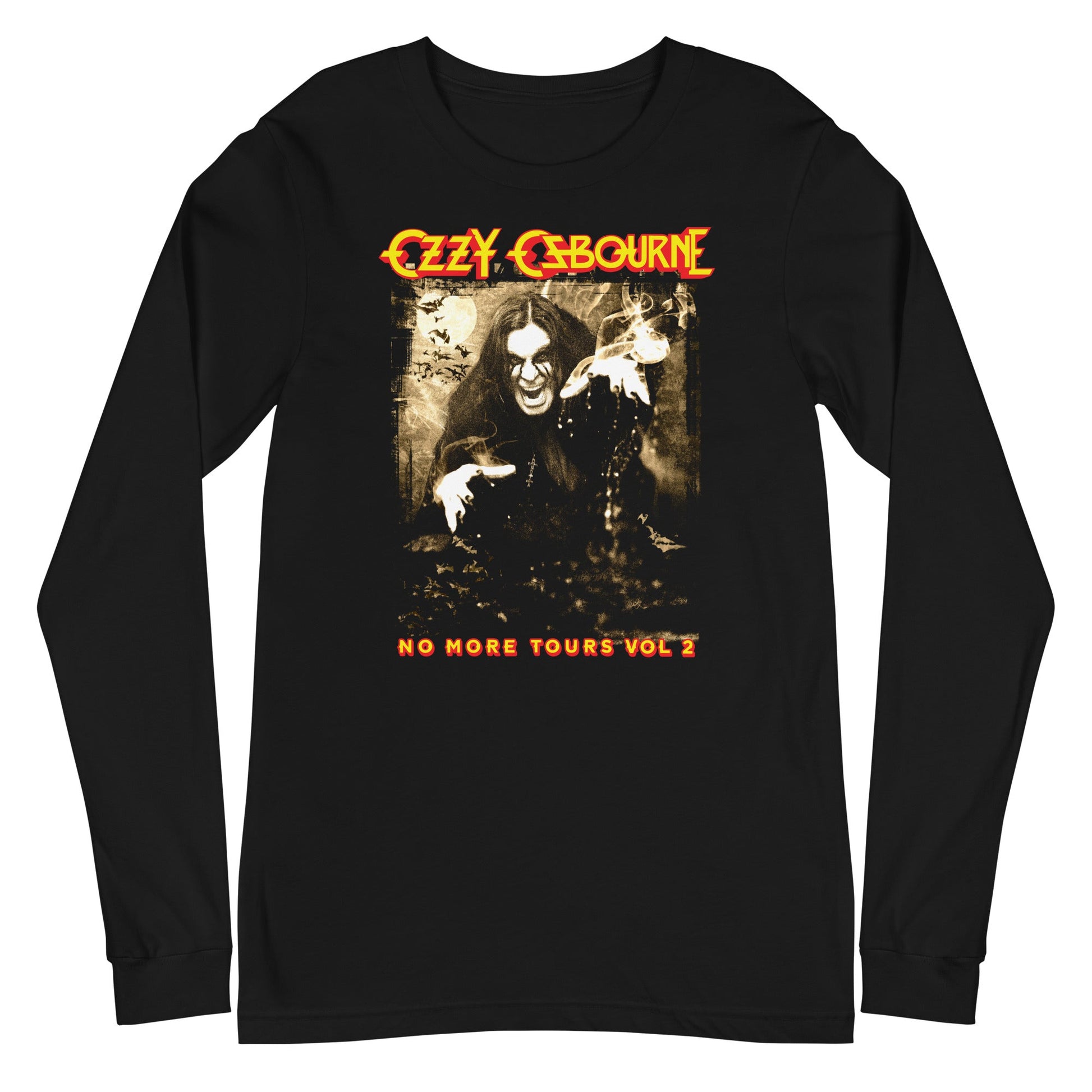 MerchMoment Ozzy Osbourne - No More Tours Long Sleeve T-Shirt Black