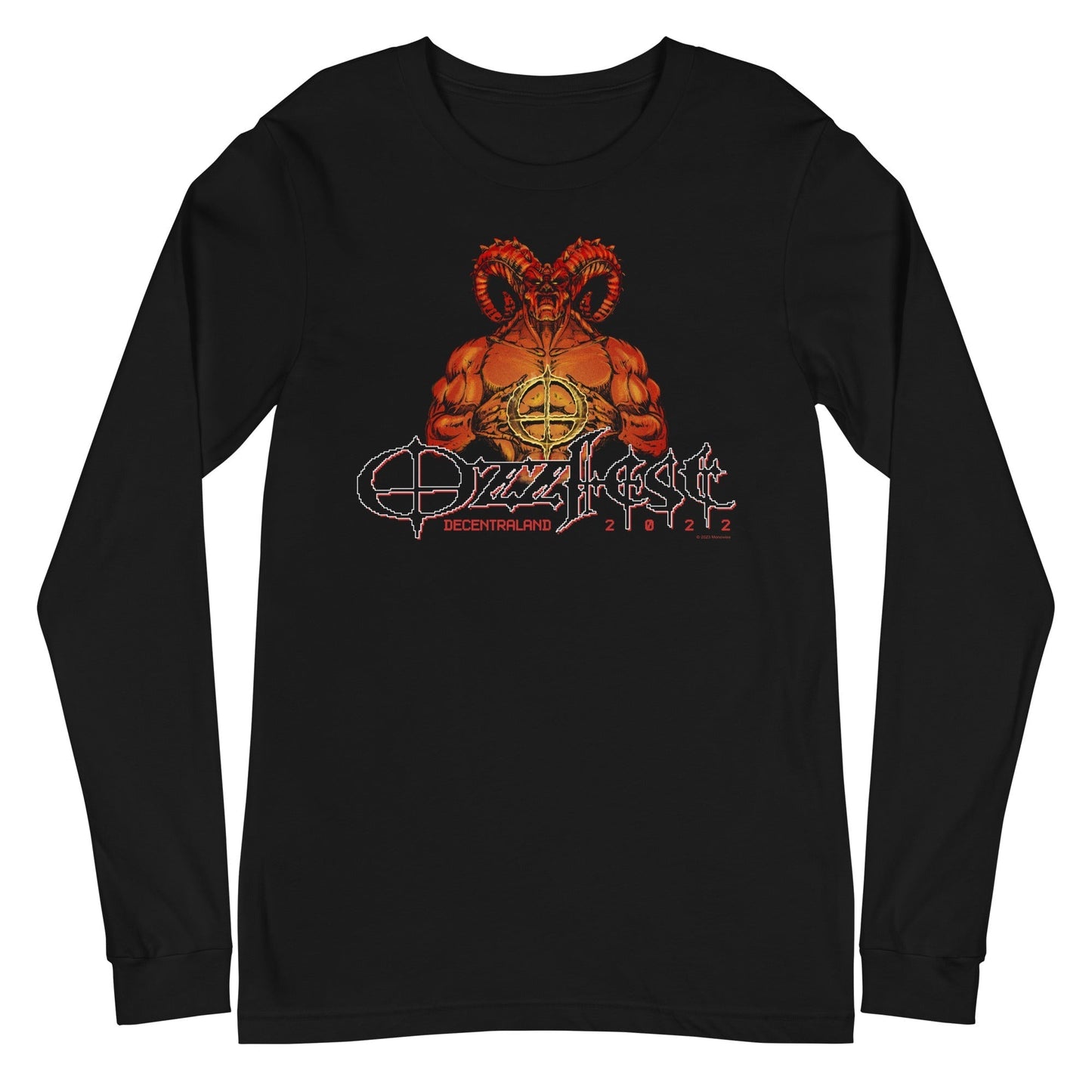 MerchMoment Ozzy Osbourne - Ozzfest Long Sleeve T-Shirt Black