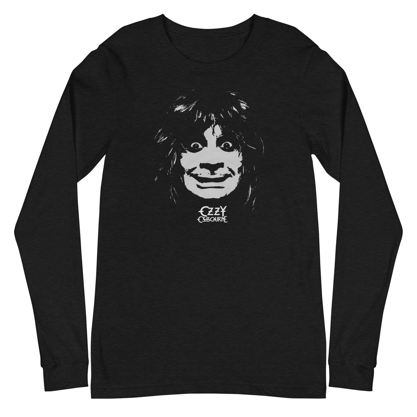 MerchMoment Ozzy Osbourne - Smile Long Sleeve T-Shirt Black
