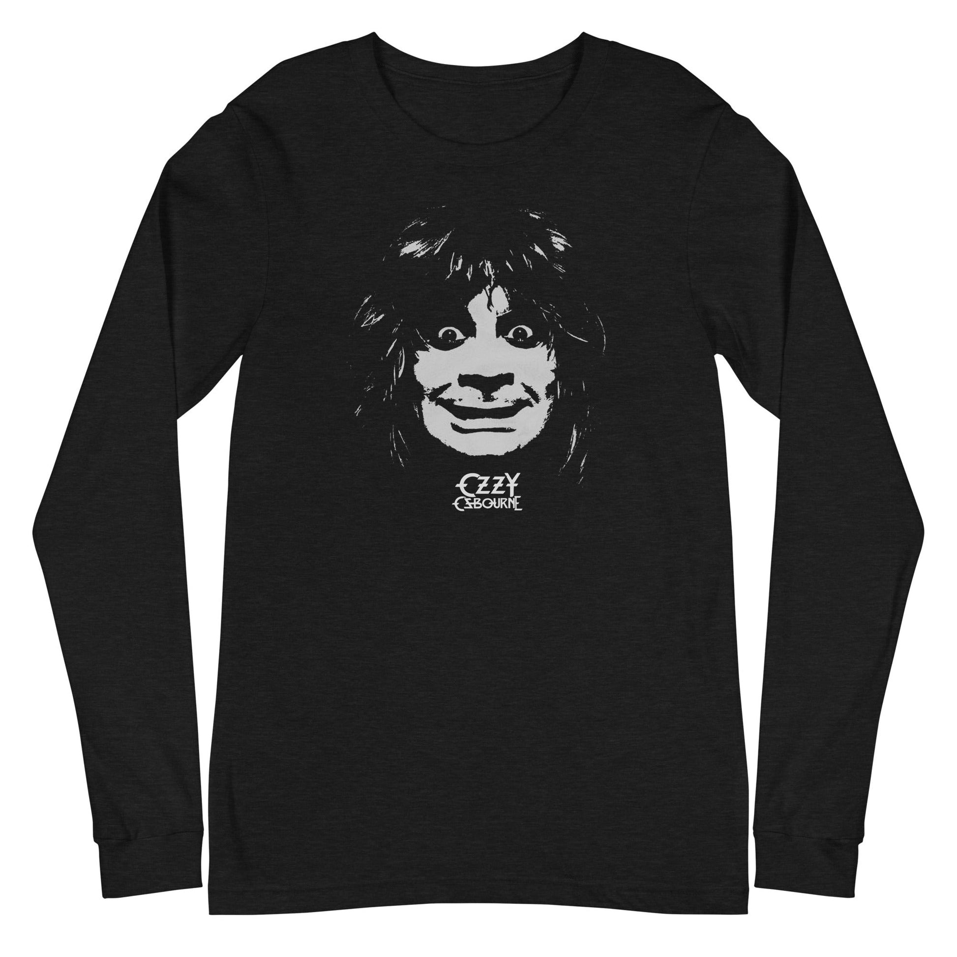 MerchMoment Ozzy Osbourne - Smile Long Sleeve T-Shirt Black