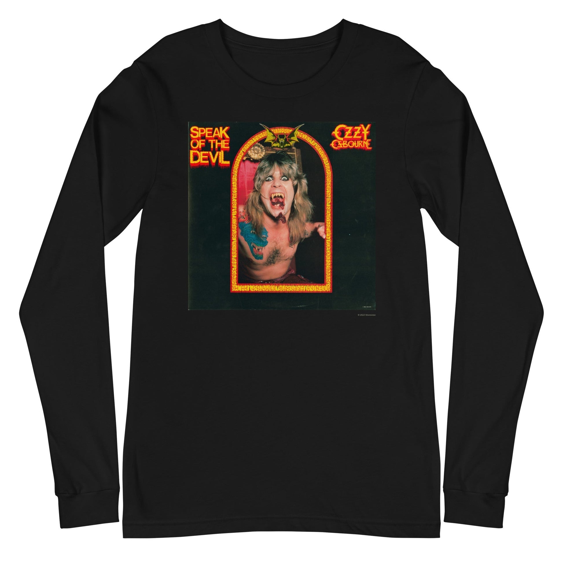 MerchMoment Ozzy Osbourne - Speak of the Devil Long Sleeve T-Shirt Black