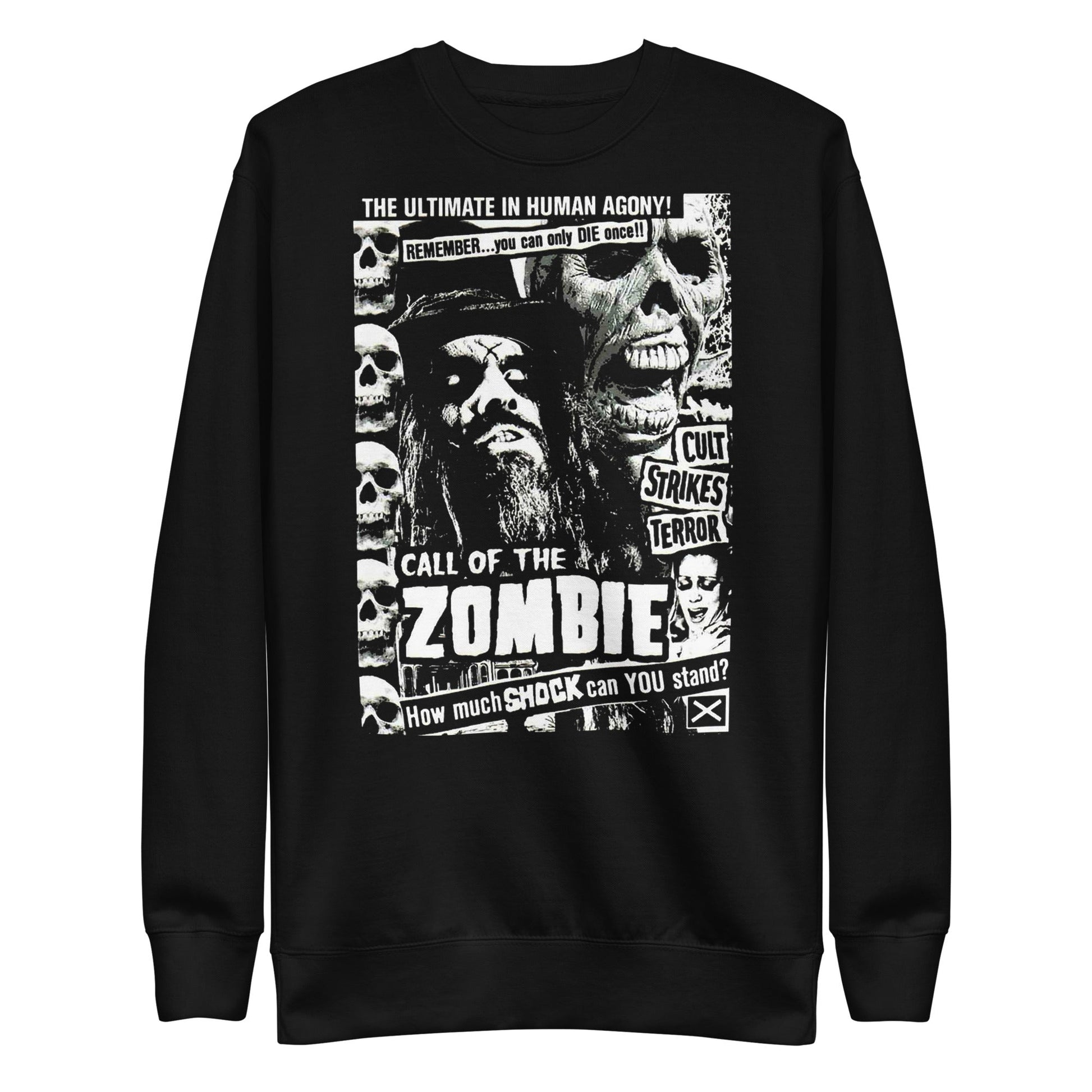 MerchMoment Rob Zombie - Black and White Sweatshirt Black