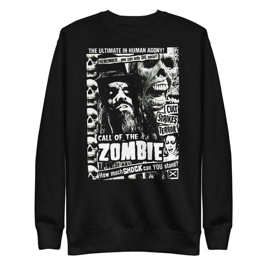 MerchMoment Rob Zombie - Black and White Sweatshirt Black