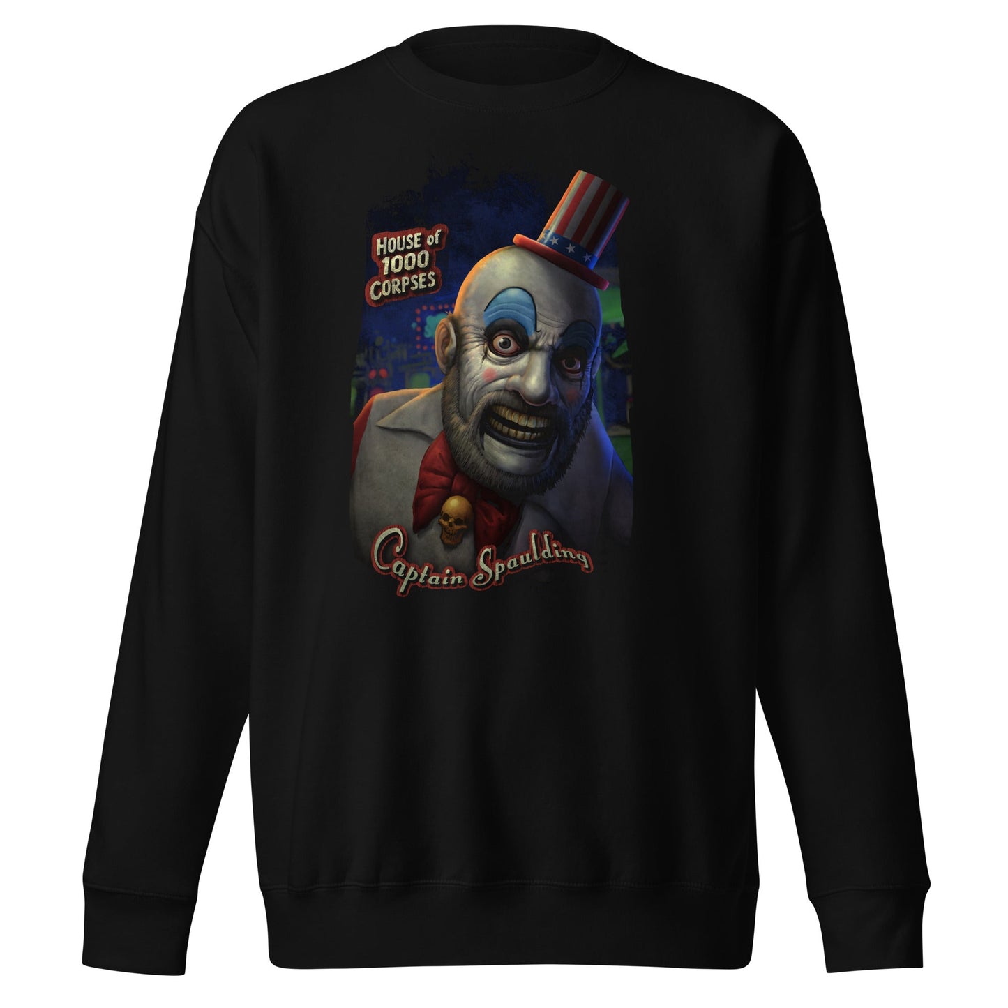 MerchMoment Rob Zombie - Captain Spaulding Sweatshirt Black