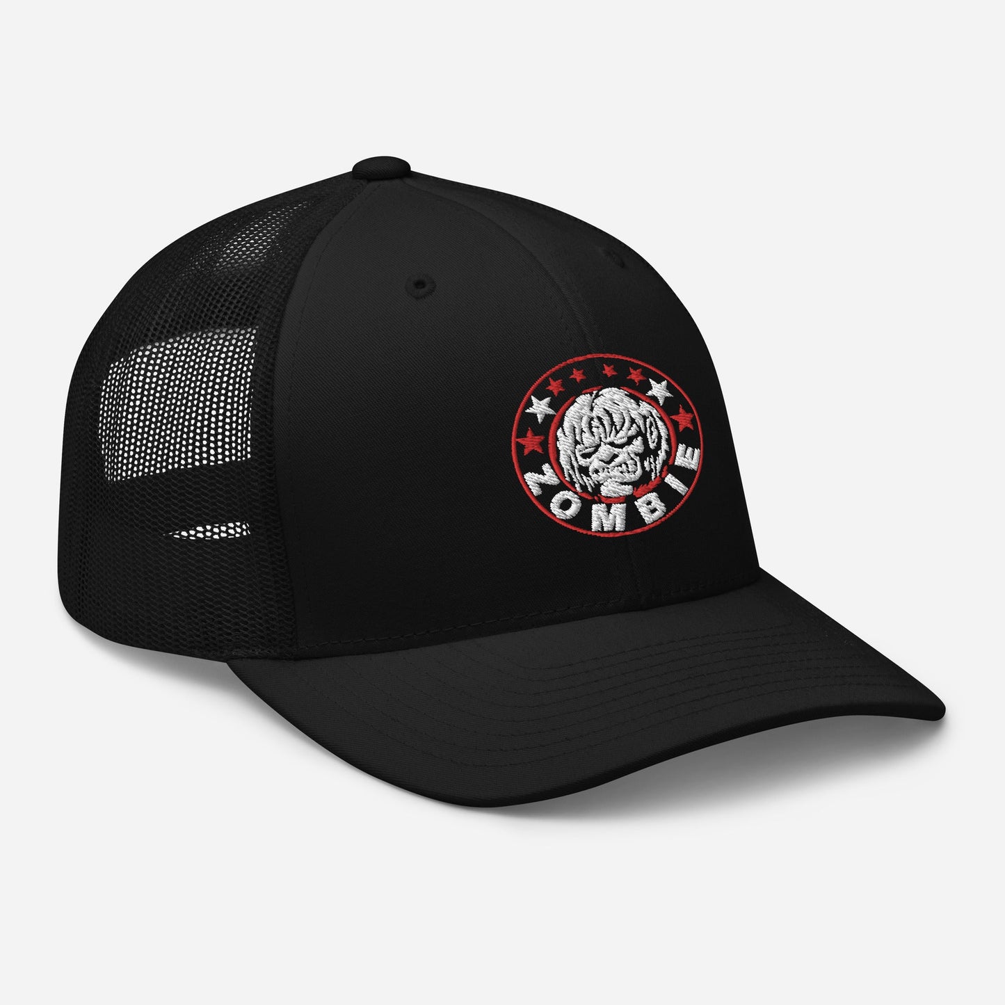 MerchMoment Rob Zombie Circle Logo Embroidered Trucker Hat