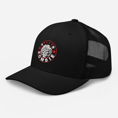 MerchMoment Rob Zombie Circle Logo Embroidered Trucker Hat