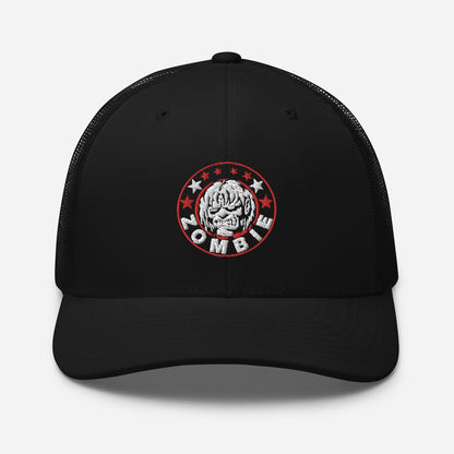 MerchMoment Rob Zombie Circle Logo Embroidered Trucker Hat