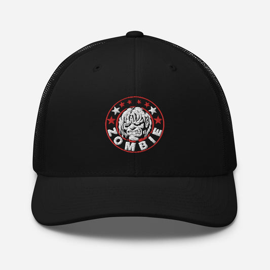 MerchMoment Rob Zombie Circle Logo Embroidered Trucker Hat