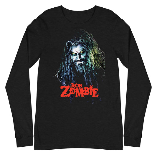 MerchMoment Rob Zombie - Classic Logo Long Sleeve T-Shirt Black