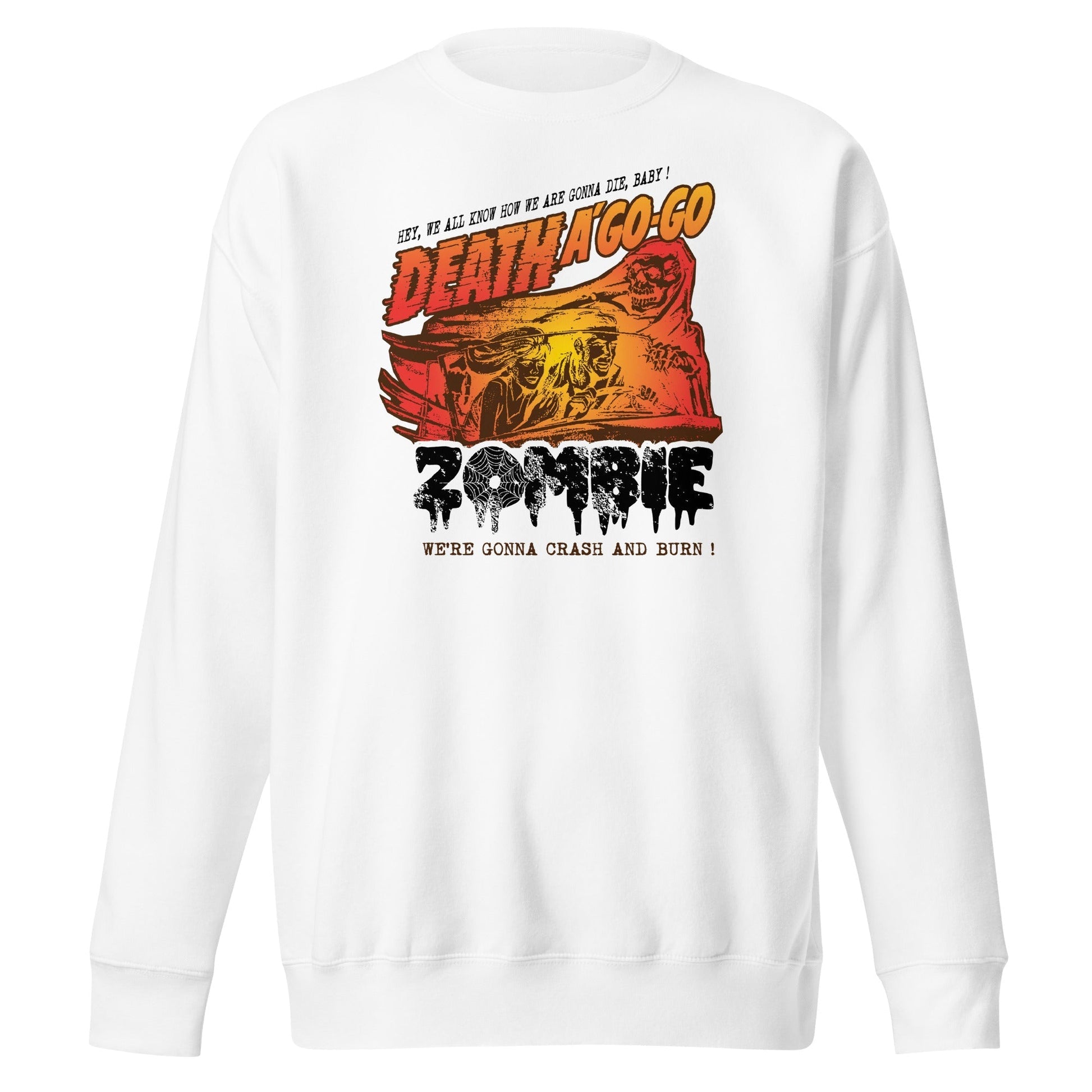 MerchMoment Rob Zombie - Death a Go Go Sweatshirt White