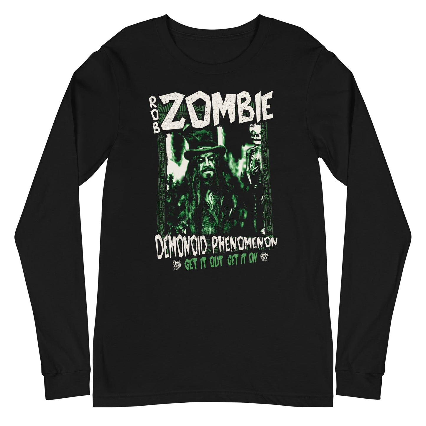 MerchMoment Rob Zombie - Demonoid Phenomenon Long Sleeve T-Shirt Black