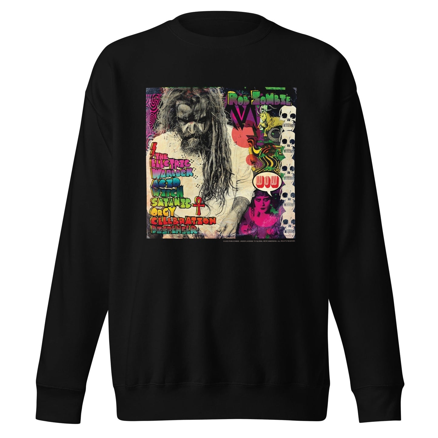 MerchMoment Rob Zombie - Electric Acid Sweatshirt Black