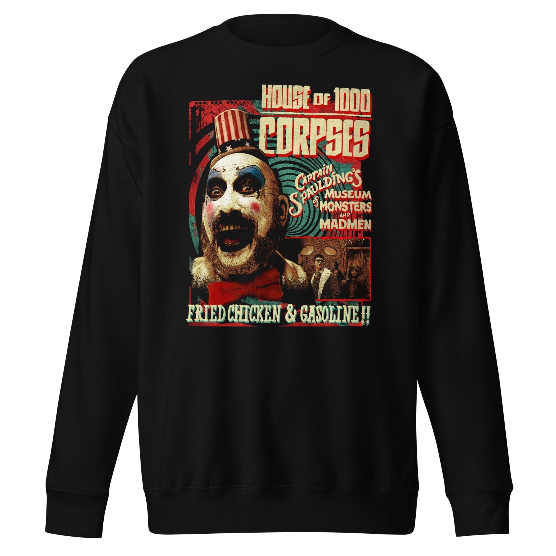 MerchMoment Rob Zombie - Fried Chicken and Gasoline Sweatshirt Black