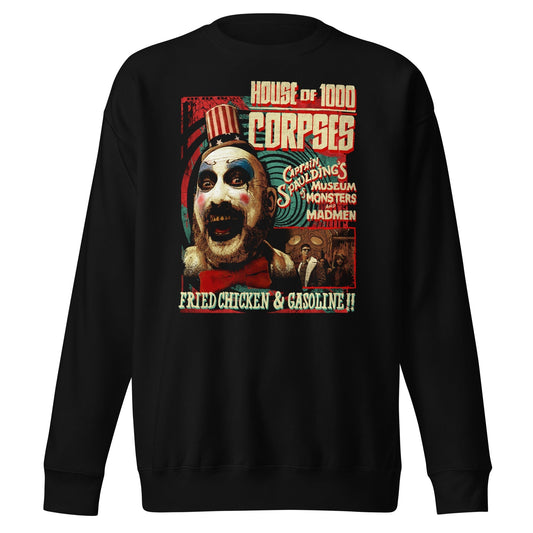 MerchMoment Rob Zombie - Fried Chicken and Gasoline Sweatshirt Black