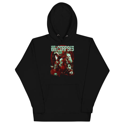 MerchMoment Rob Zombie - Green Corpses Hoodie Black