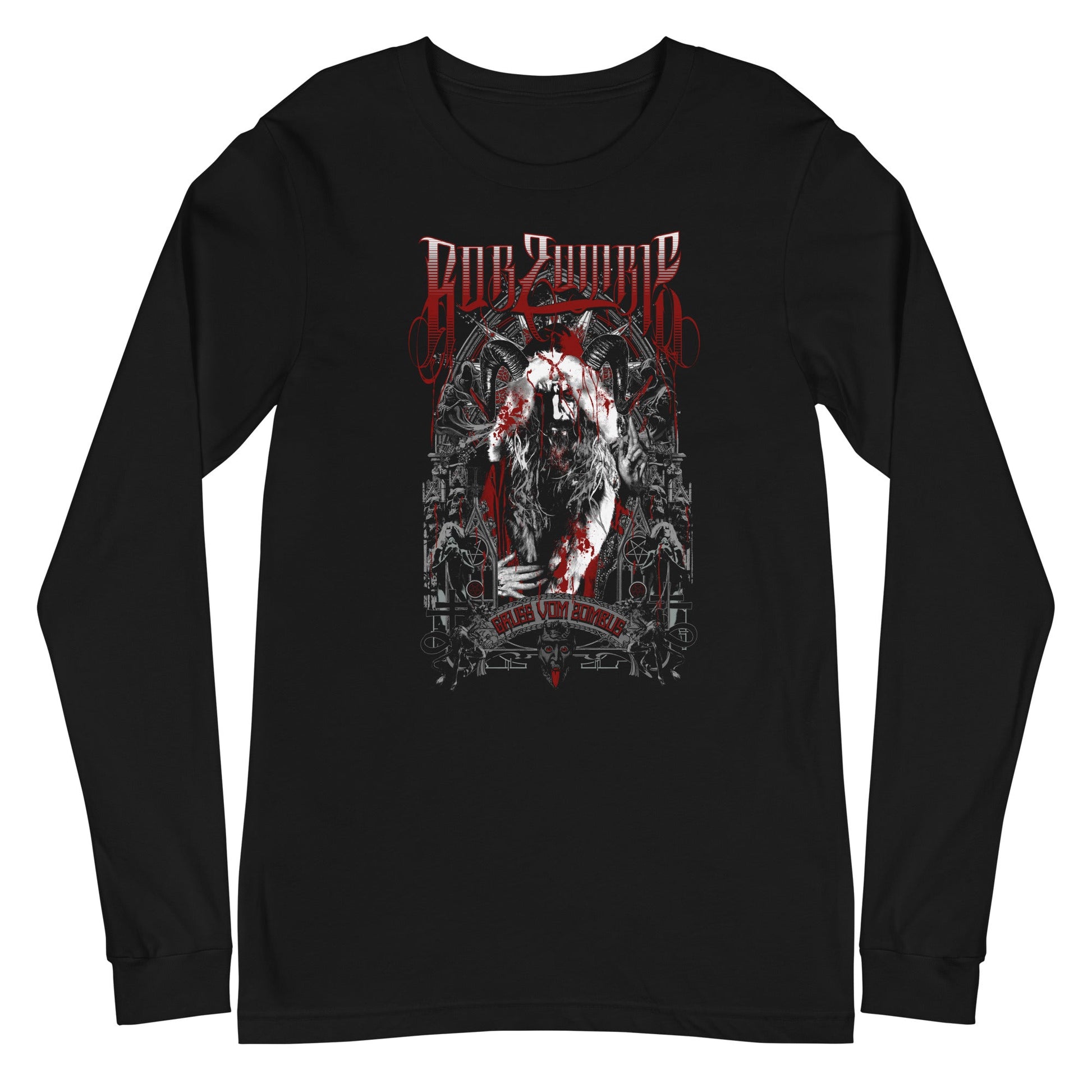 MerchMoment Rob Zombie - Gruss Vom Zombie Long Sleeve T-Shirt Black