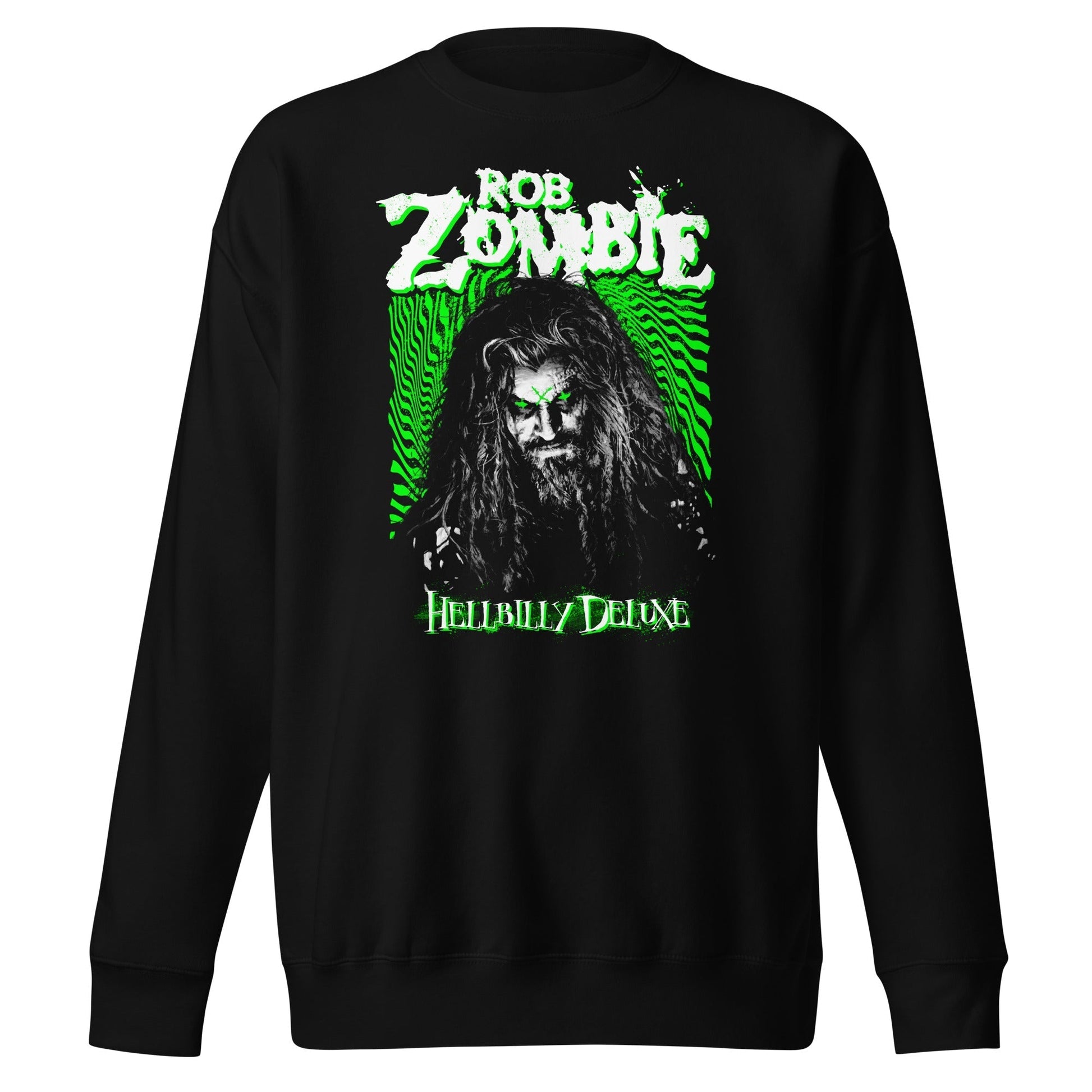 MerchMoment Rob Zombie - Hellbilly Green Sweatshirt Black
