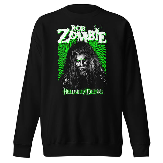 MerchMoment Rob Zombie - Hellbilly Green Sweatshirt Black