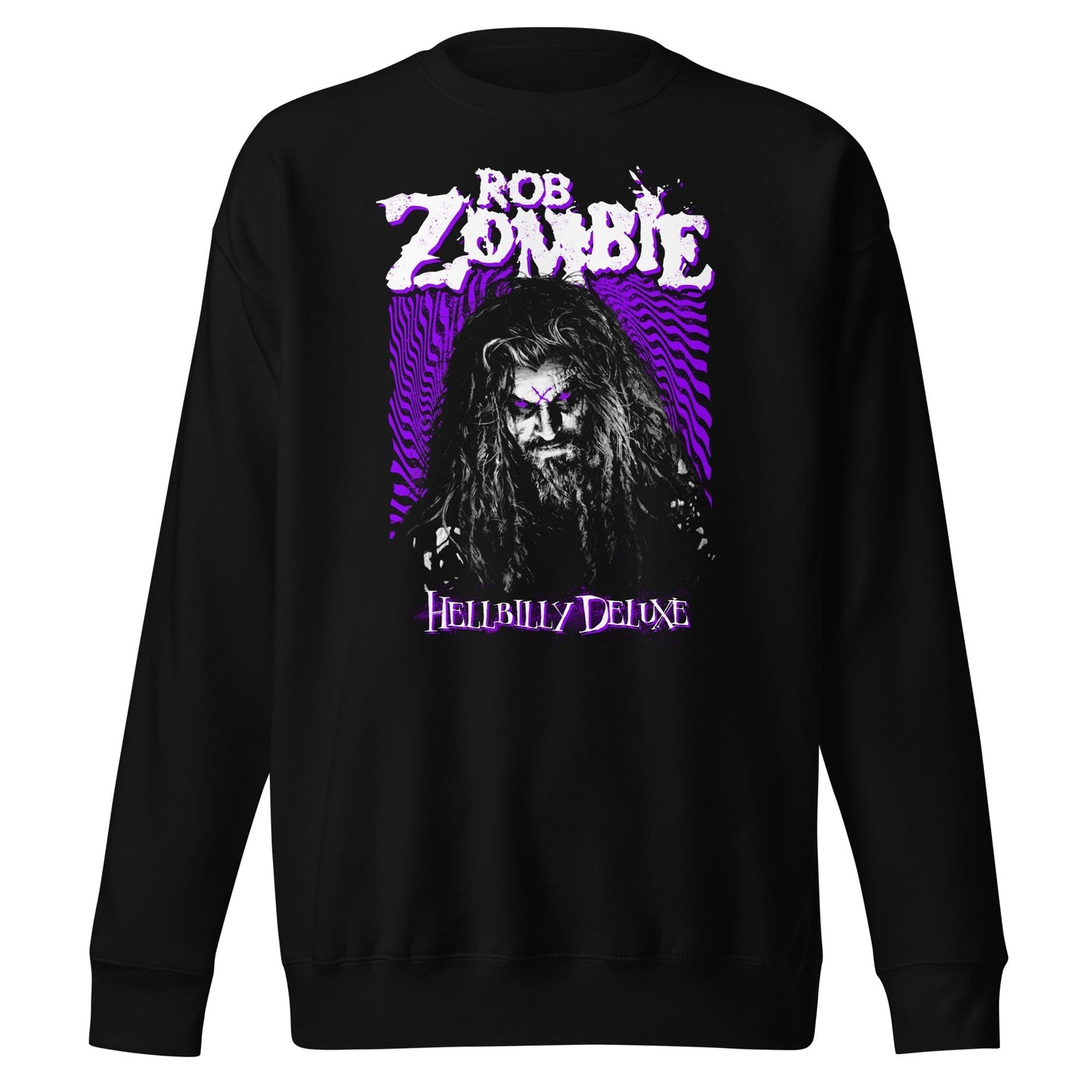 MerchMoment Rob Zombie - Hellbilly Purple Sweatshirt Black