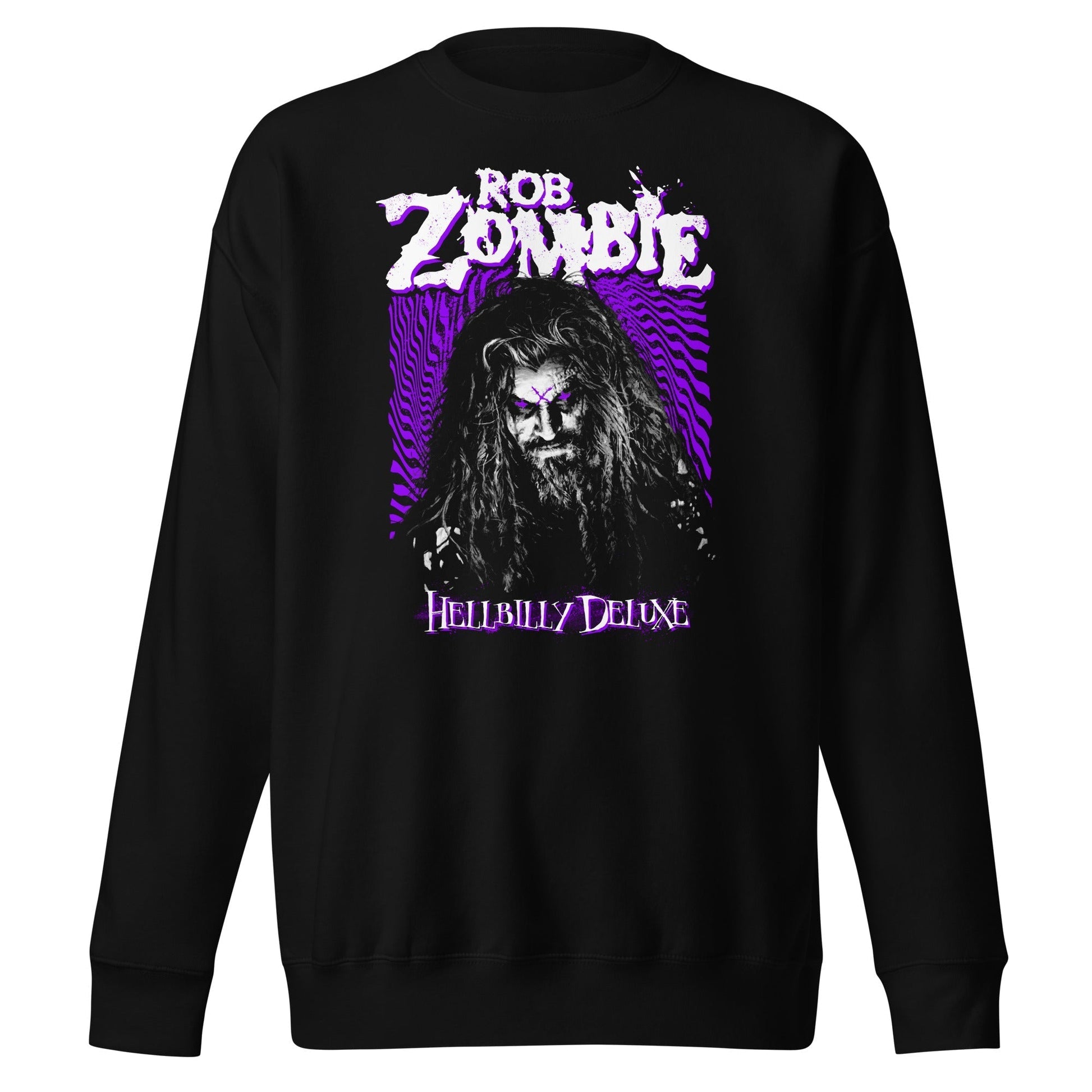 MerchMoment Rob Zombie - Hellbilly Purple Sweatshirt Black