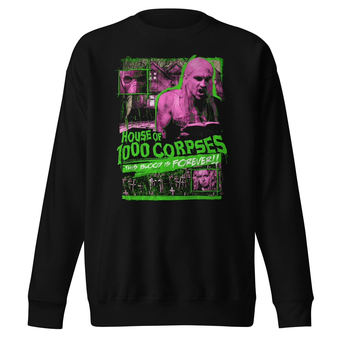 MerchMoment Rob Zombie - House of 1000 Corpses Sweatshirt Black