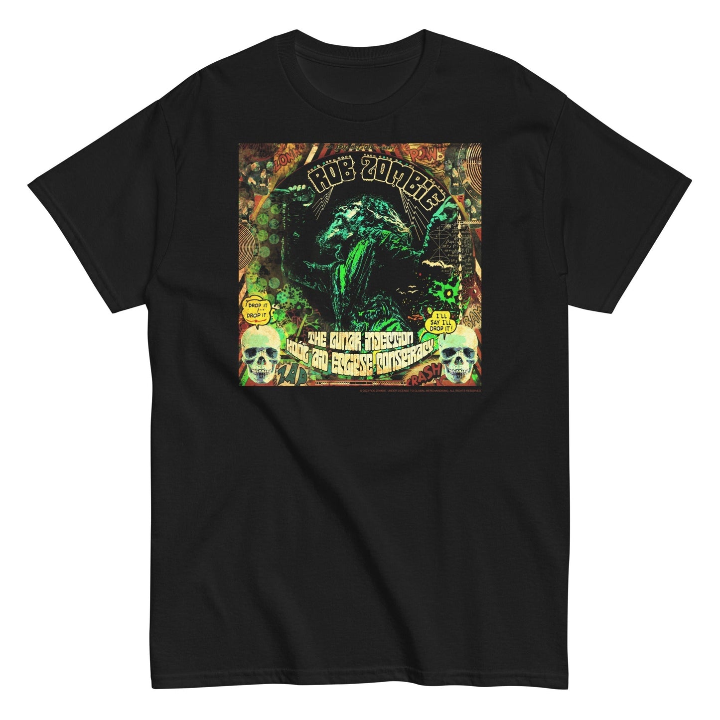 MerchMoment Rob Zombie - Lunar Injection T-Shirt Black