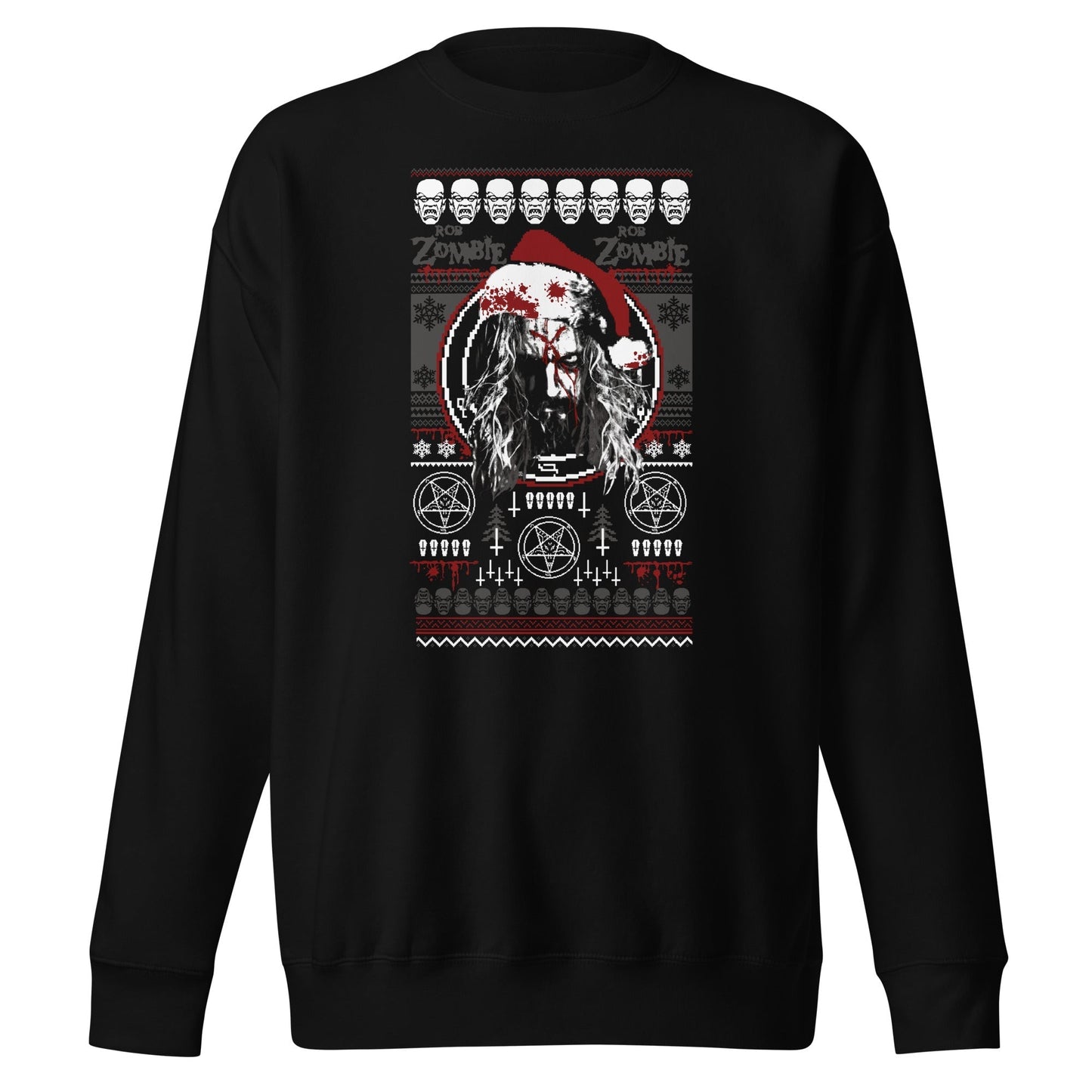 MerchMoment Rob Zombie - Merry Christmas Sweatshirt Black